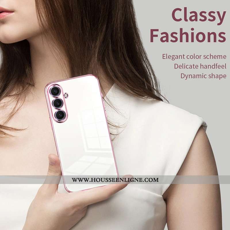 Coque Samsung Galaxy S25 Plus 5G Cadre Électroplaqué