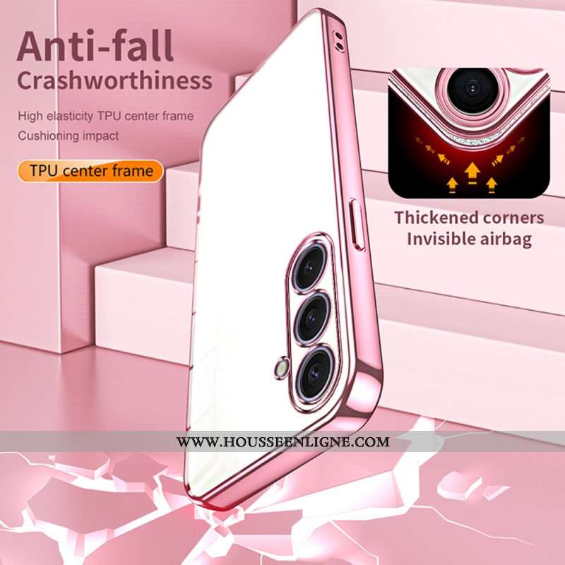 Coque Samsung Galaxy S25 Plus 5G Cadre Électroplaqué