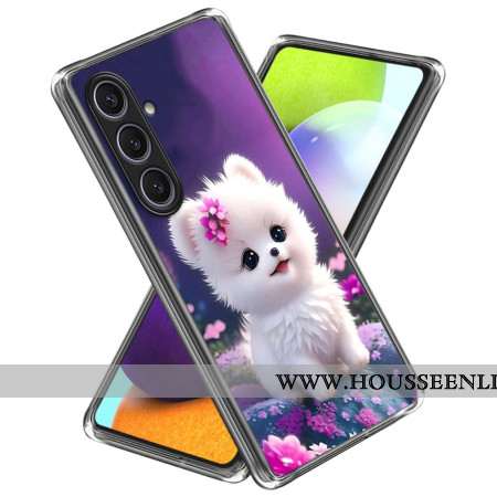 Coque Samsung Galaxy S25 Plus 5G Chiot Blanc