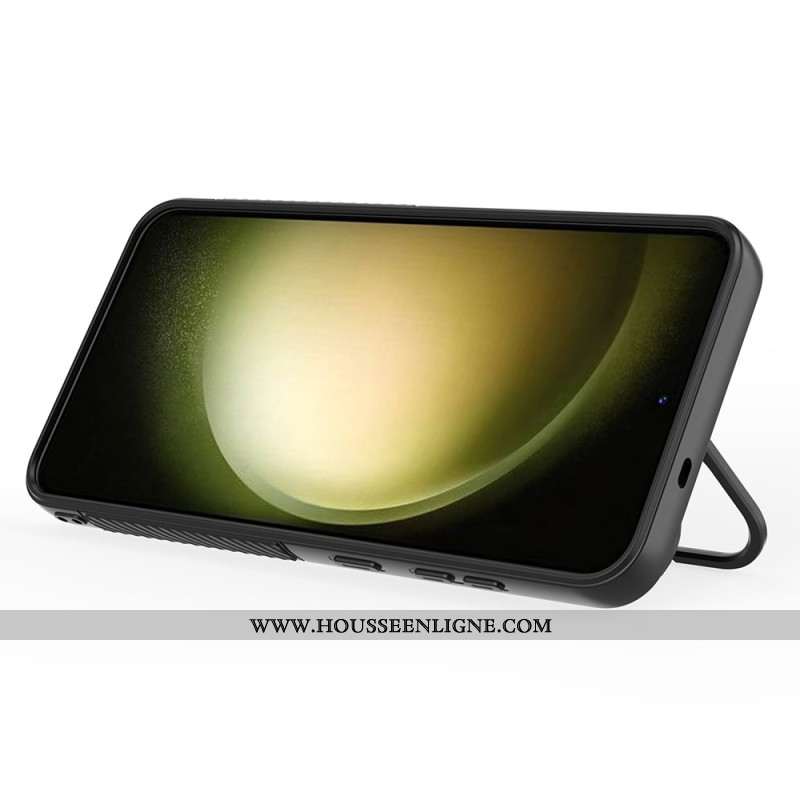 Coque Samsung Galaxy S25 Plus 5G Compatible MagSafe avec Support