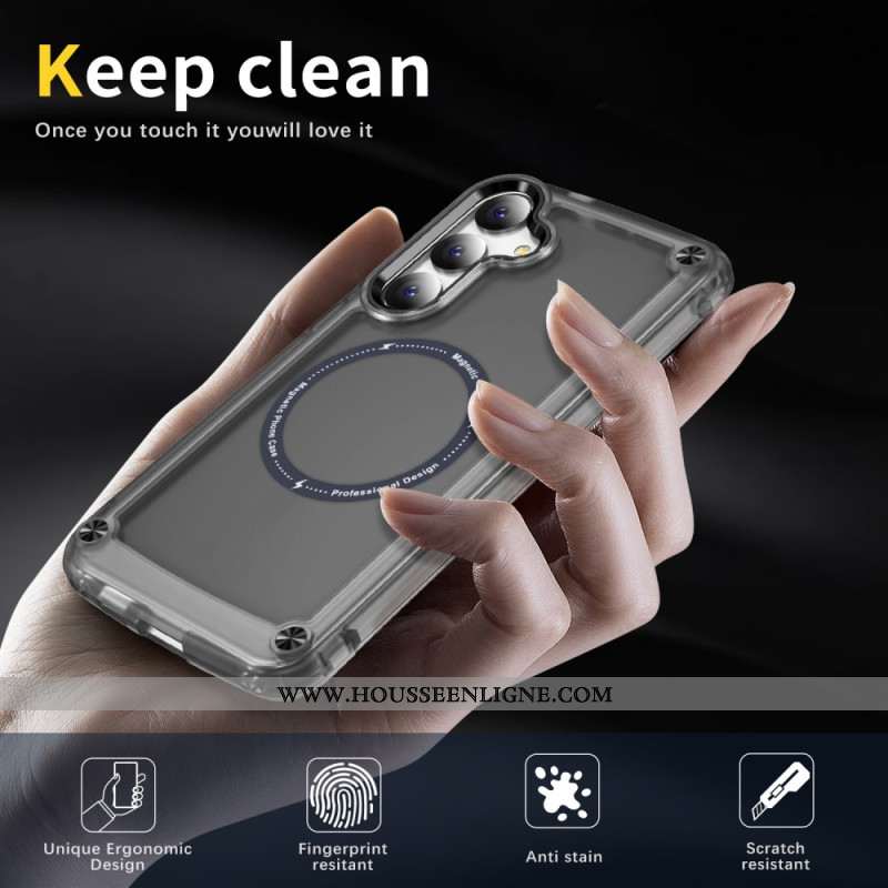 Coque Samsung Galaxy S25 Plus 5G Compatible avec la Charge MagSafe