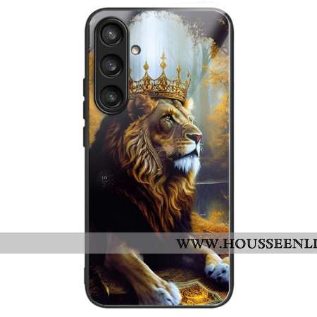 Coque Samsung Galaxy S25 Plus 5G Couronne de Lion Dorée