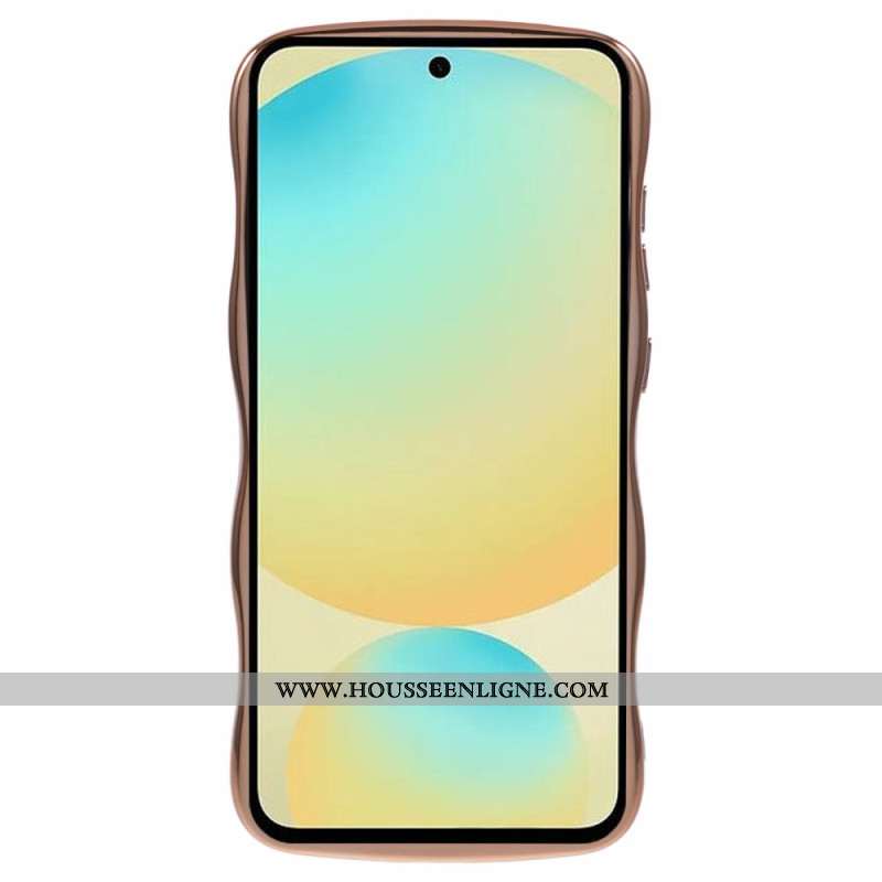 Coque Samsung Galaxy S25 Plus 5G Cœur et Bords Ondulé