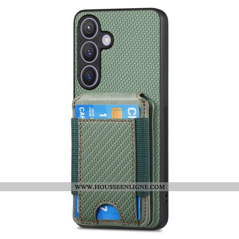 Coque Samsung Galaxy S25 Plus 5G Design Porte-Cartes et Support