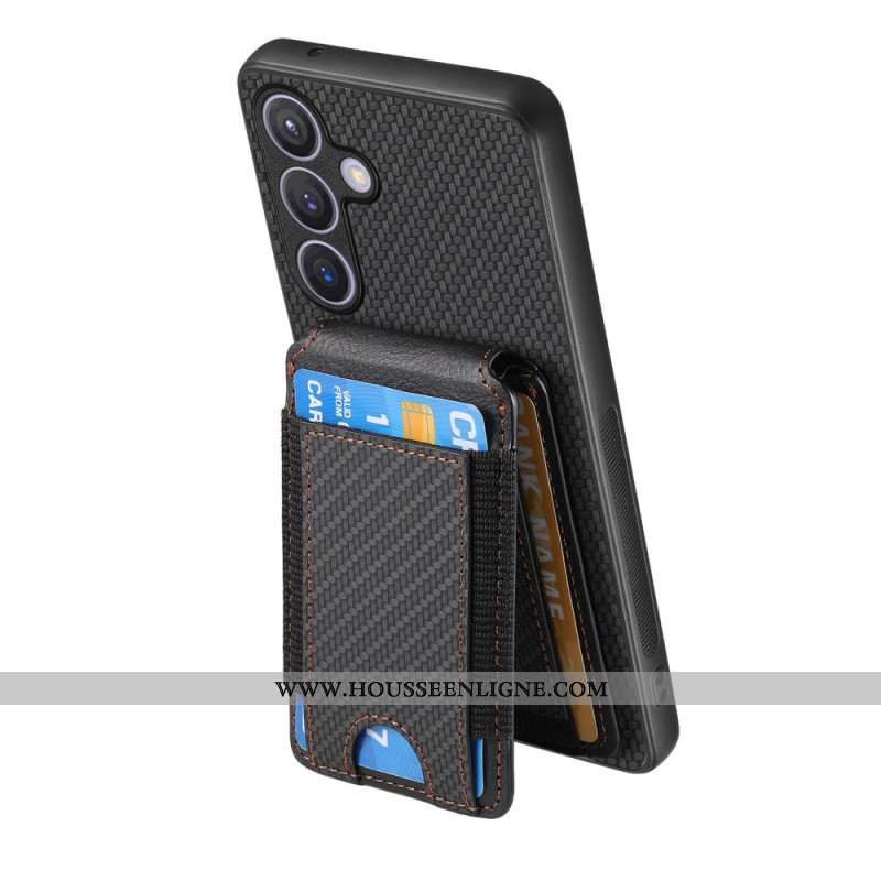 Coque Samsung Galaxy S25 Plus 5G Design Porte-Cartes et Support