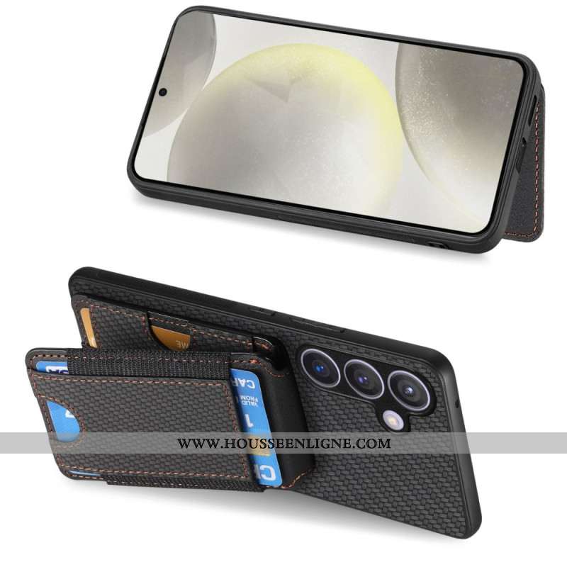 Coque Samsung Galaxy S25 Plus 5G Design Porte-Cartes et Support