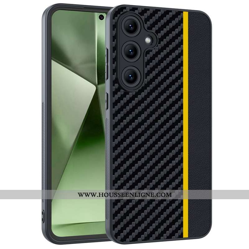 Coque Samsung Galaxy S25 Plus 5G Déclinaison Fibre Carbone