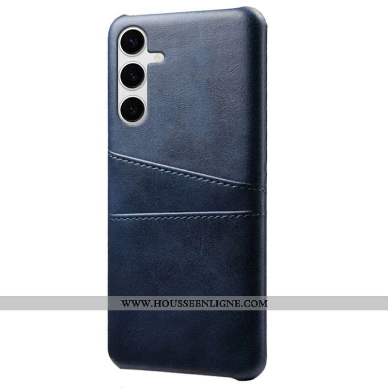 Coque Samsung Galaxy S25 Plus 5G Effet Cuir Porte-Cartes