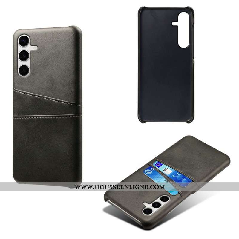 Coque Samsung Galaxy S25 Plus 5G Effet Cuir Porte-Cartes