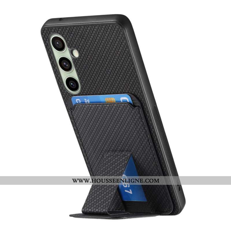 Coque Samsung Galaxy S25 Plus 5G Fibre Carbone Tout-en-Un