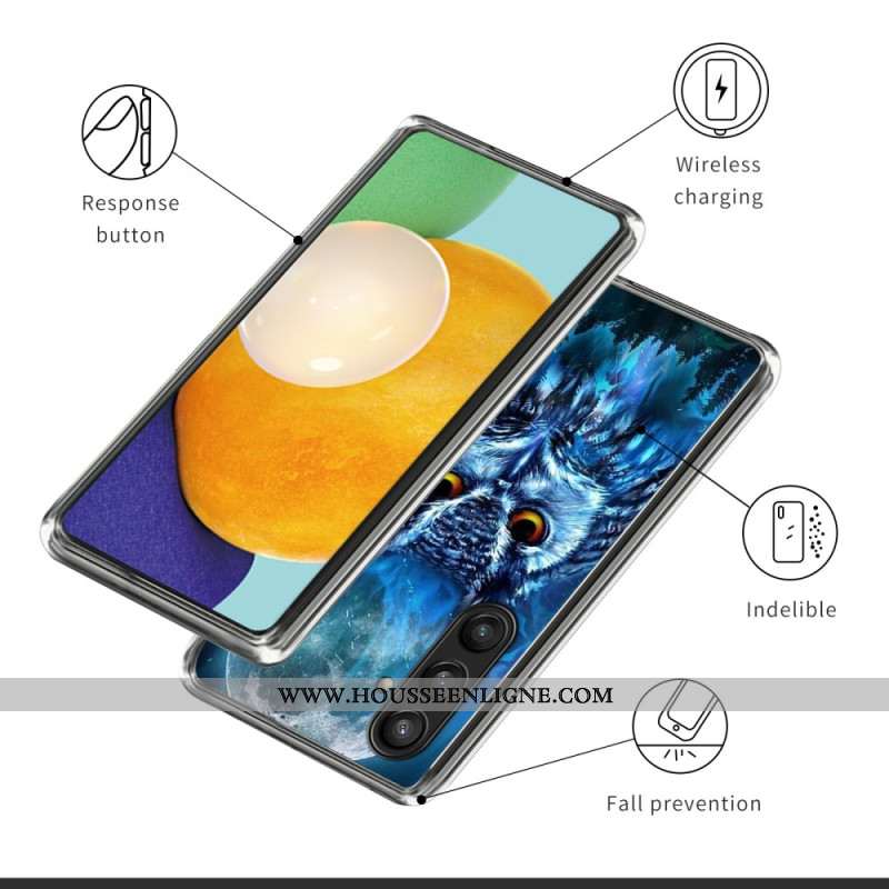 Coque Samsung Galaxy S25 Plus 5G Hibou de Forêt