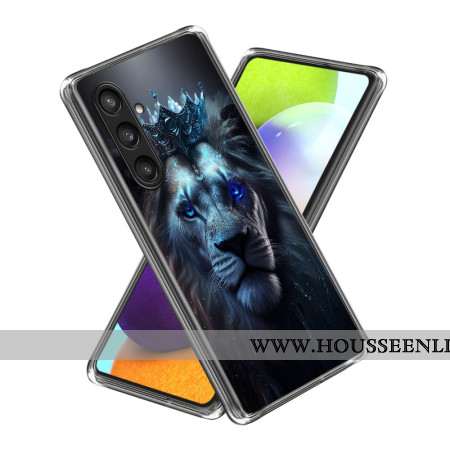 Coque Samsung Galaxy S25 Plus 5G Lion Bleu