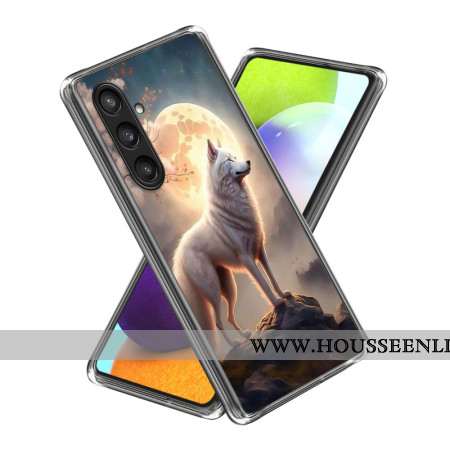 Coque Samsung Galaxy S25 Plus 5G Loup à la Lune