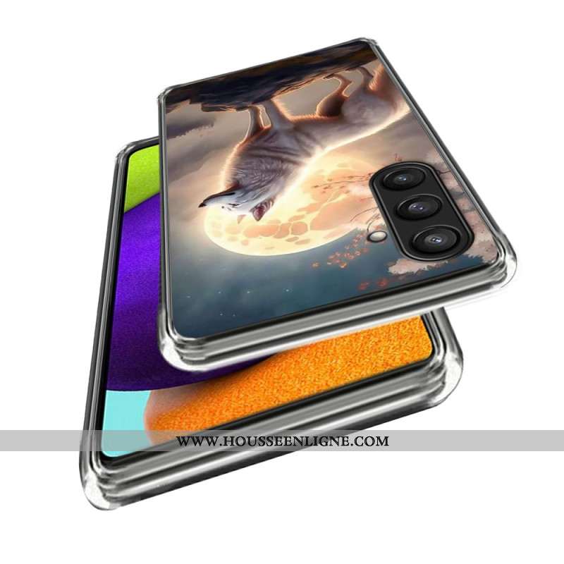 Coque Samsung Galaxy S25 Plus 5G Loup à la Lune