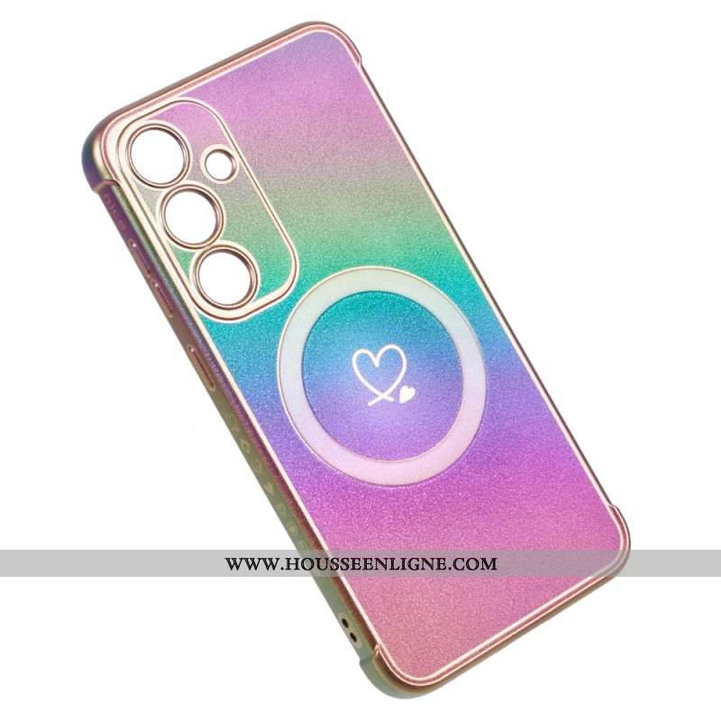 Coque Samsung Galaxy S25 Plus 5G Magnétique Coeur