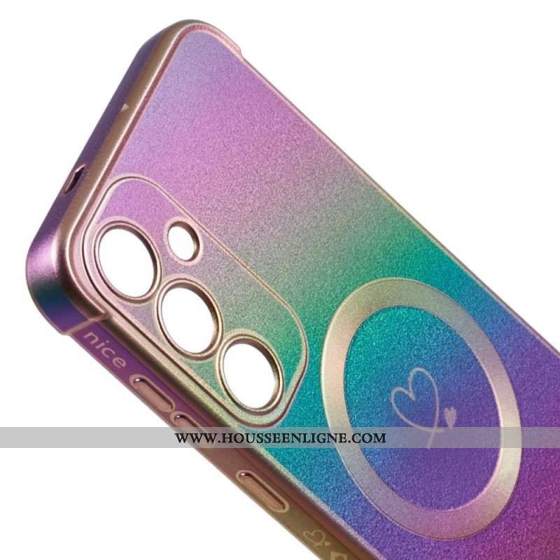 Coque Samsung Galaxy S25 Plus 5G Magnétique Coeur