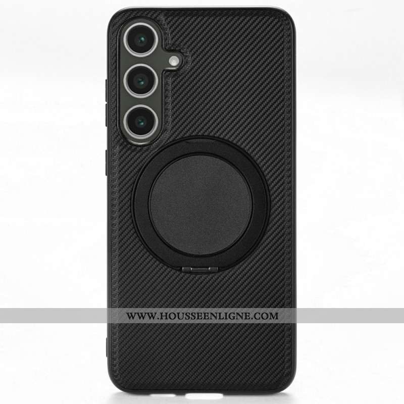 Coque Samsung Galaxy S25 Plus 5G Magnétique avec Anneau de Support