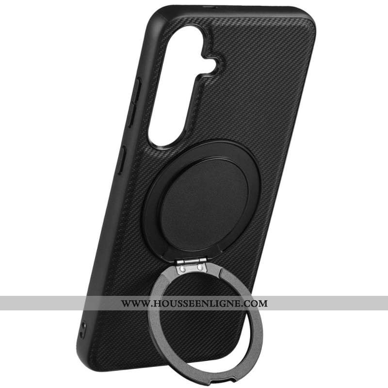 Coque Samsung Galaxy S25 Plus 5G Magnétique avec Anneau de Support