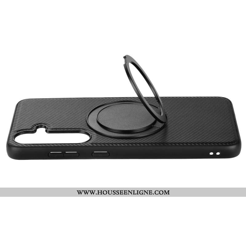 Coque Samsung Galaxy S25 Plus 5G Magnétique avec Anneau de Support