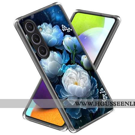Coque Samsung Galaxy S25 Plus 5G Pivoine Blanche