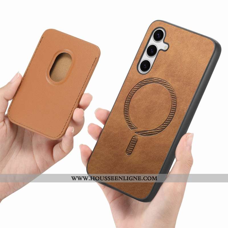 Coque Samsung Galaxy S25 Plus 5G Porte-Cartes Détachable