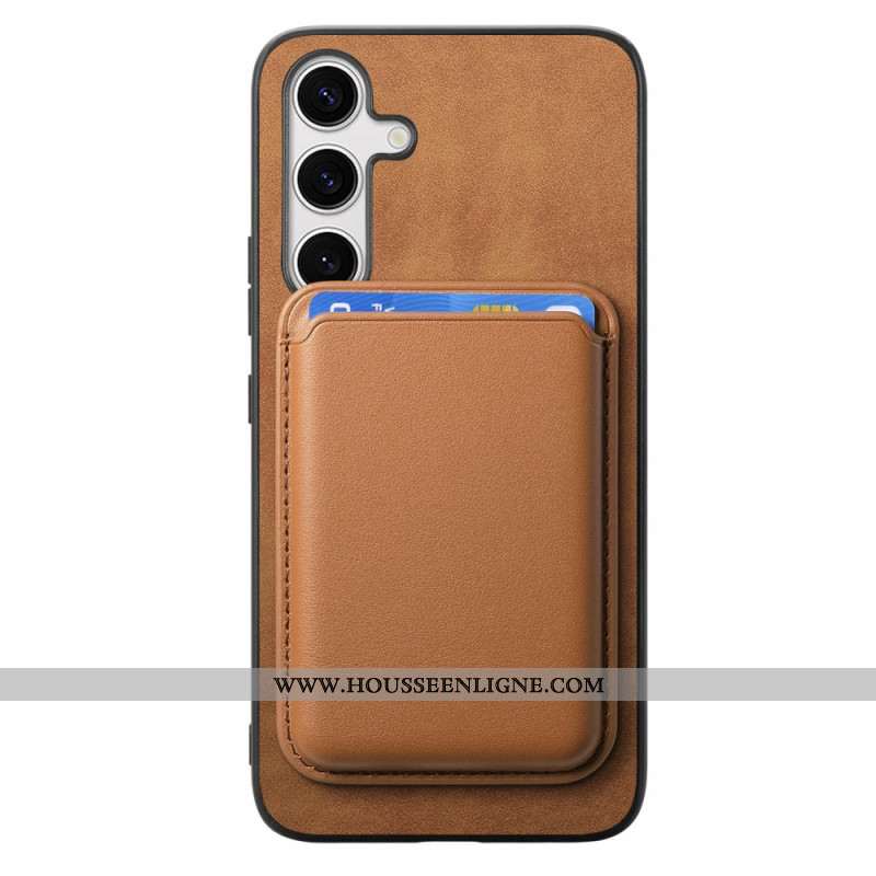 Coque Samsung Galaxy S25 Plus 5G Porte-Cartes Détachable