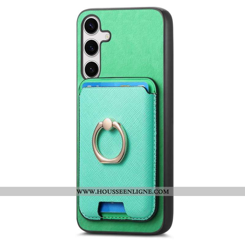 Coque Samsung Galaxy S25 Plus 5G Porte-Cartes Magnétique Détachable