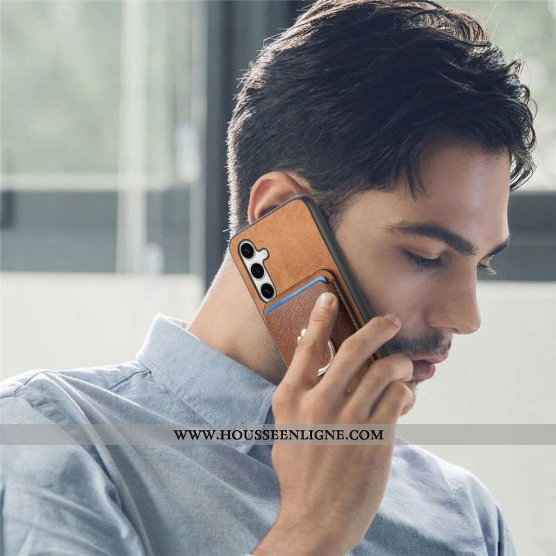 Coque Samsung Galaxy S25 Plus 5G Porte-Cartes Magnétique Détachable