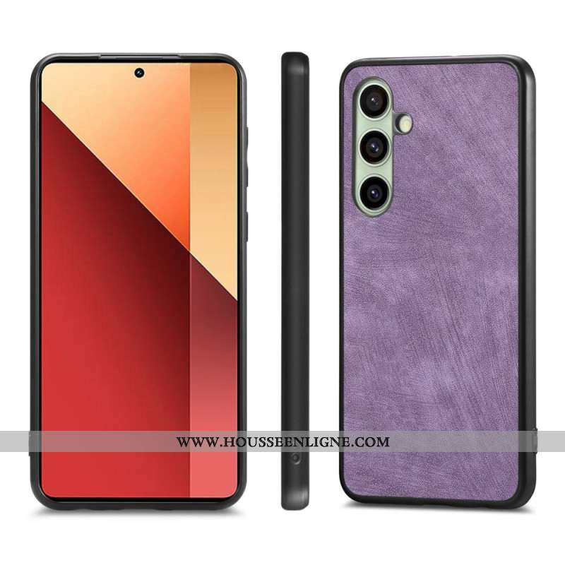 Coque Samsung Galaxy S25 Plus 5G Style Cuir Rétro