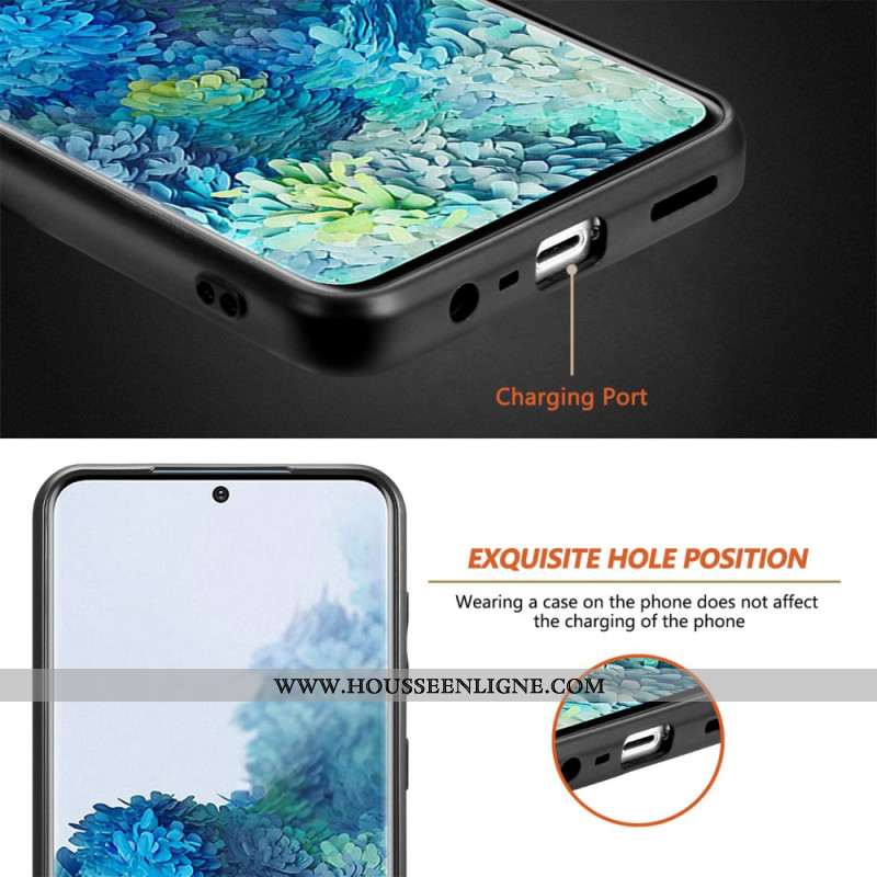 Coque Samsung Galaxy S25 Plus 5G Style Cuir Rétro