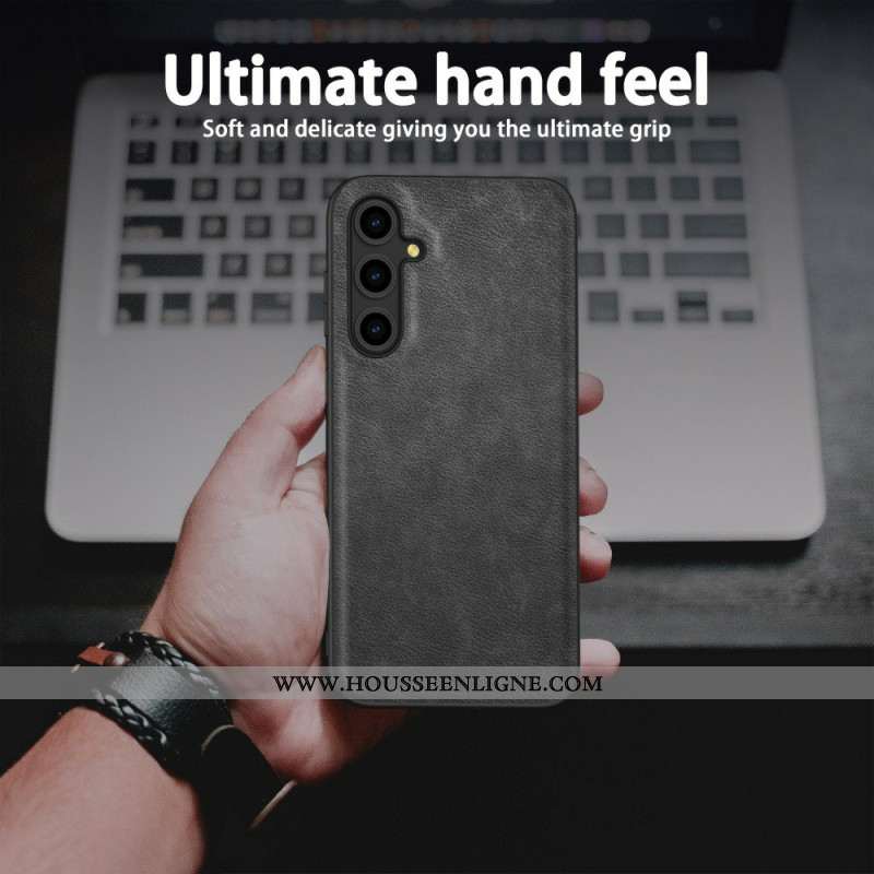 Coque Samsung Galaxy S25 Plus 5G Style Cuir Rétro