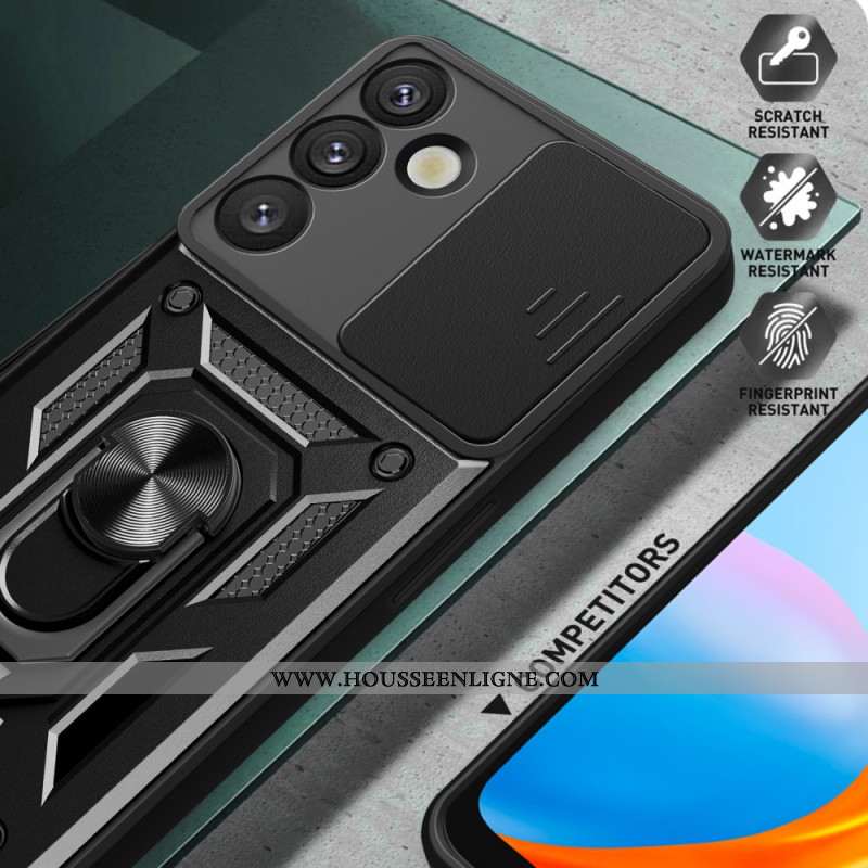 Coque Samsung Galaxy S25 Plus 5G Support Rotatif et Protecteur Objectif