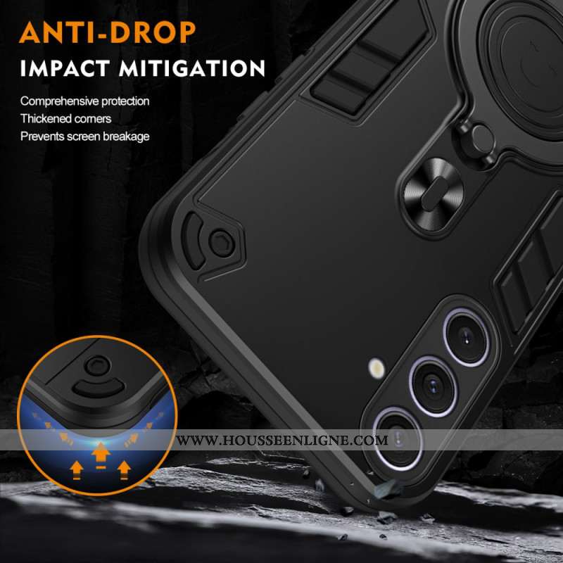 Coque Samsung Galaxy S25 Plus 5G Support Rotatif à