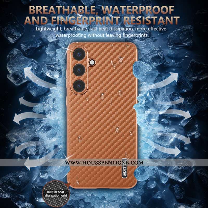 Coque Samsung Galaxy S25 Plus 5G Texture Fibre Carbone