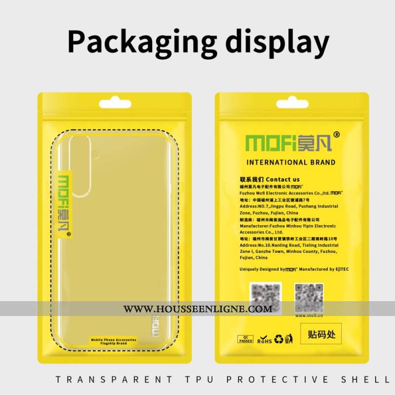Coque Samsung Galaxy S25 Plus 5G Transparente MOFI