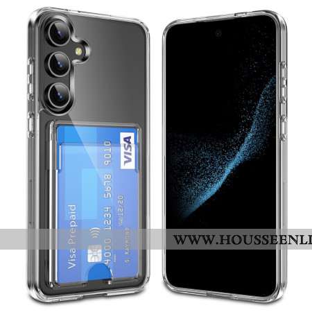 Coque Samsung Galaxy S25 Plus 5G Transparente Porte-Cartes