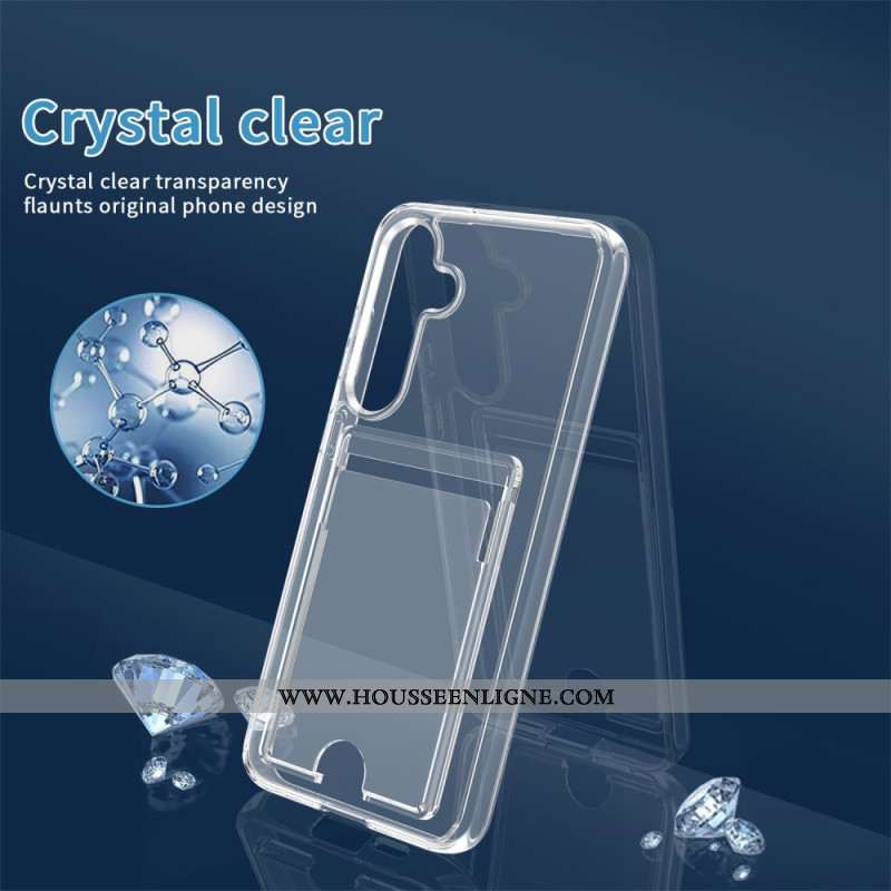 Coque Samsung Galaxy S25 Plus 5G Transparente Porte-Cartes