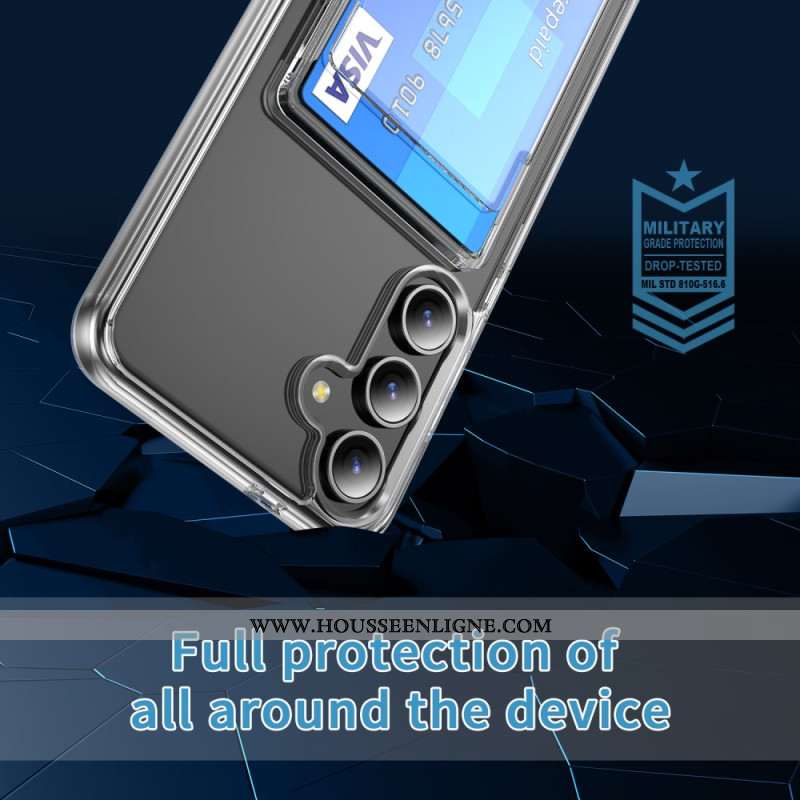 Coque Samsung Galaxy S25 Plus 5G Transparente Porte-Cartes