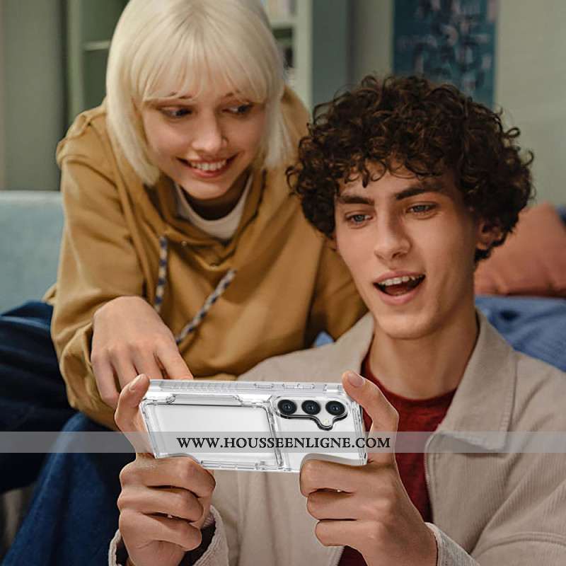 Coque Samsung Galaxy S25 Plus 5G Transparente Porte-Cartes