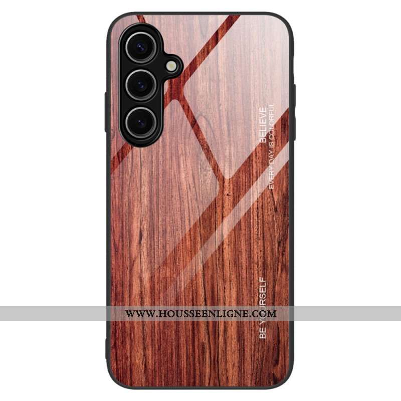 Coque Samsung Galaxy S25 Plus 5G Verre Trempé Bois