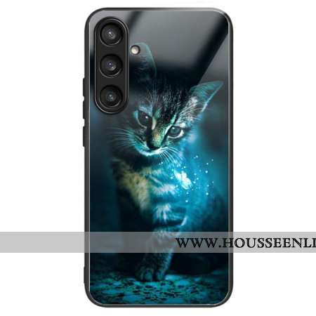 Coque Samsung Galaxy S25 Plus 5G Verre Trempé Chat