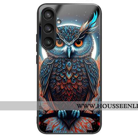 Coque Samsung Galaxy S25 Plus 5G Verre Trempé Hibou Coloré