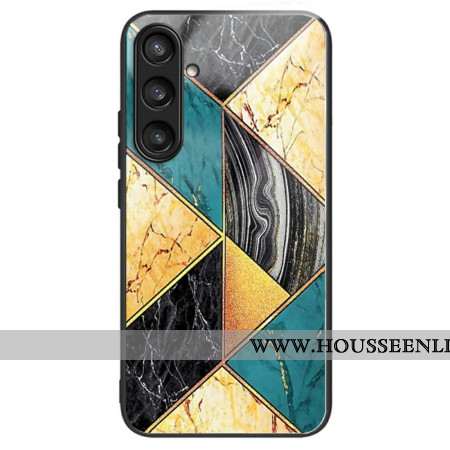 Coque Samsung Galaxy S25 Plus 5G Verre Trempé Marbre Coloré