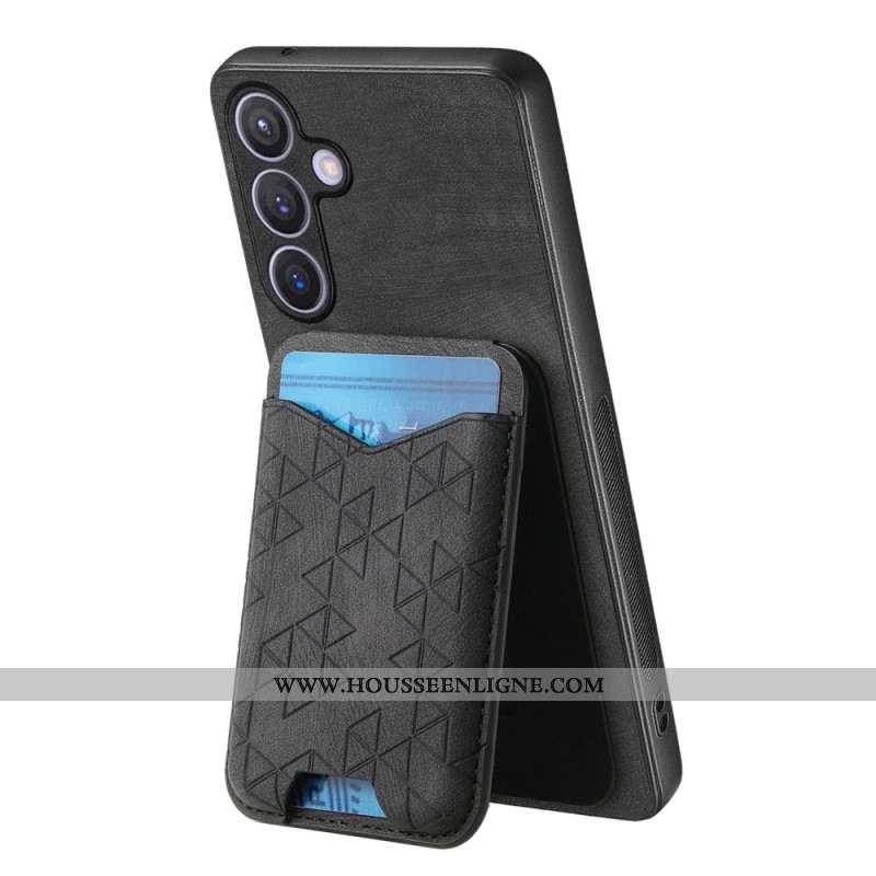 Coque Samsung Galaxy S25 Plus 5G avec Porte-Cartes et Support