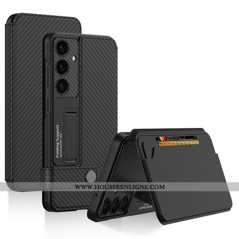 Coque Samsung Galaxy S25 Porte-Cartes et Support Premium