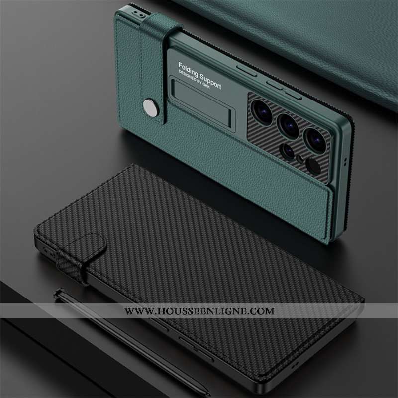 Coque Samsung Galaxy S25 Porte-Cartes et Support Premium