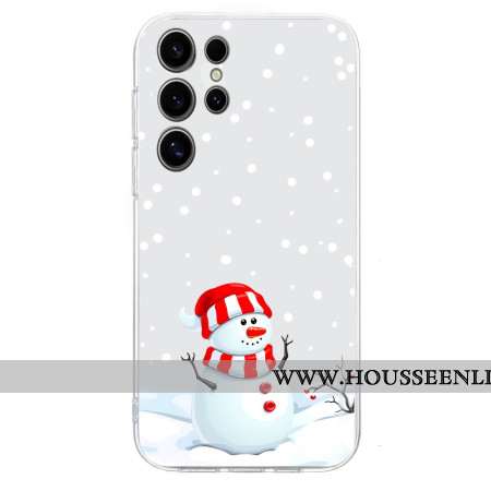 Coque Samsung Galaxy S25 Ultra 5G Bonhomme de Neige