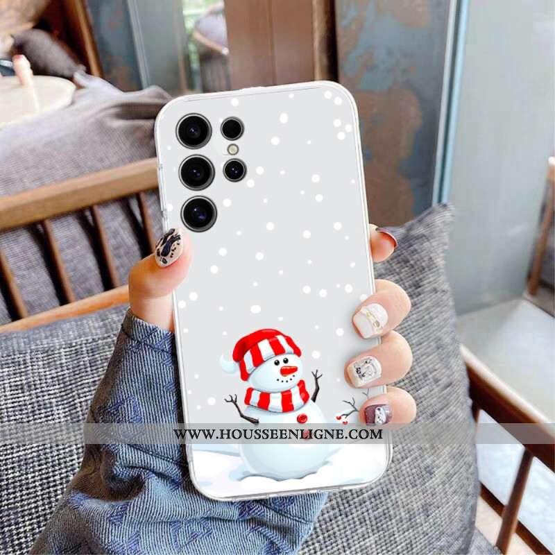 Coque Samsung Galaxy S25 Ultra 5G Bonhomme de Neige