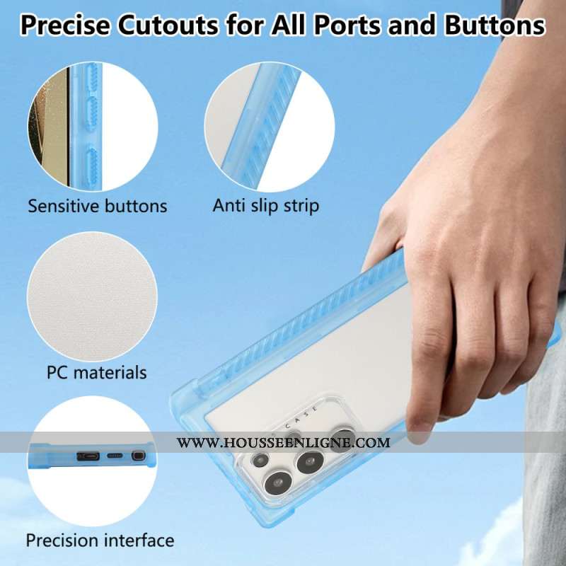 Coque Samsung Galaxy S25 Ultra 5G Cadre Silicone Renforcée