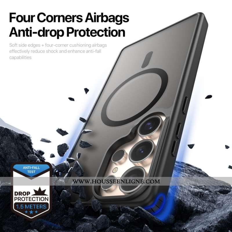 Coque Samsung Galaxy S25 Ultra 5G Compatible MagSafe Coins Renforcés